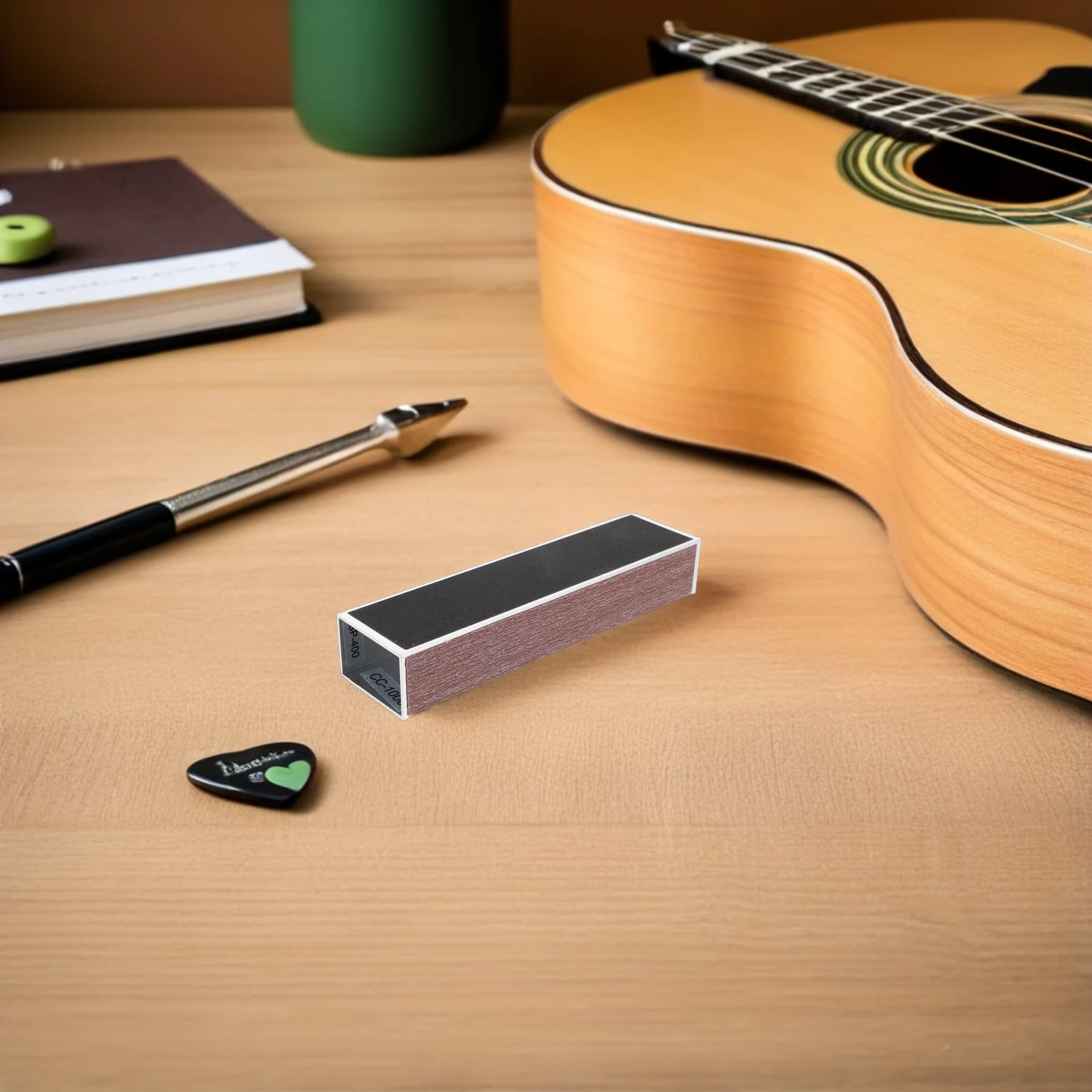 1Set Guitar Grinding Tool Set Fret Leveling Beam Nut Slotting File Bridge Saddle Guitar Luthier Tools Fret Beveling File