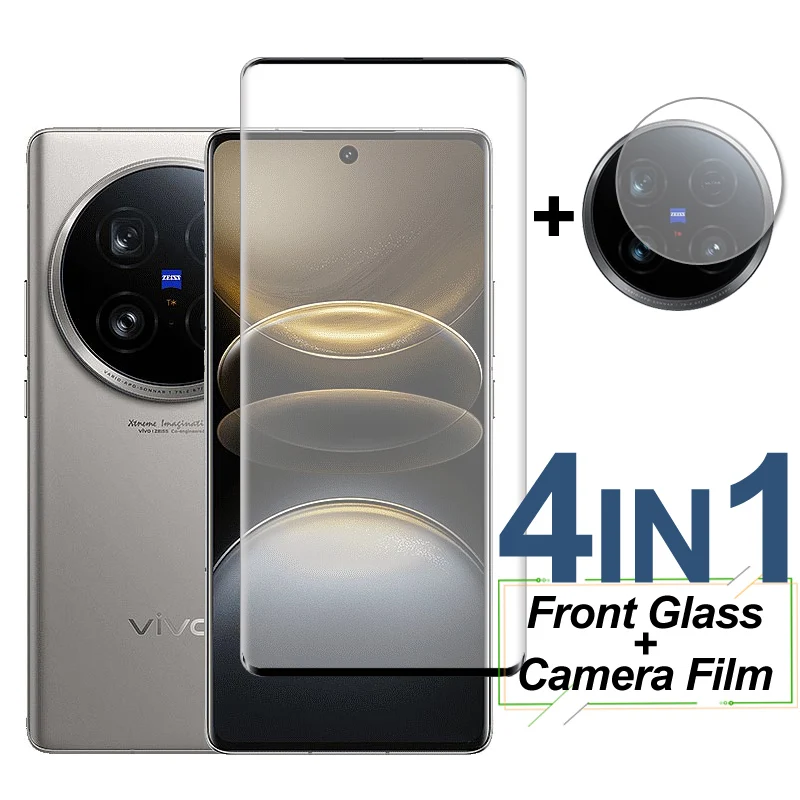 Full Cover Tempered Glass For ViVo X100 Ultra Screen Protector Protective Phone Camera Lens Film For ViVo X100 Ultra X100s Pro