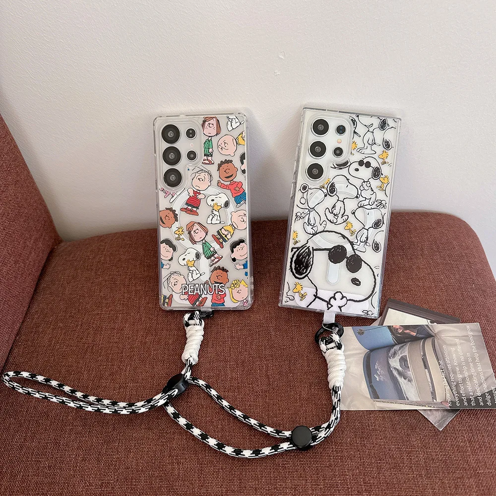 Cute Cartoon Snoopy Charlie Br - Phone Cases Brown ulasan dan harga
