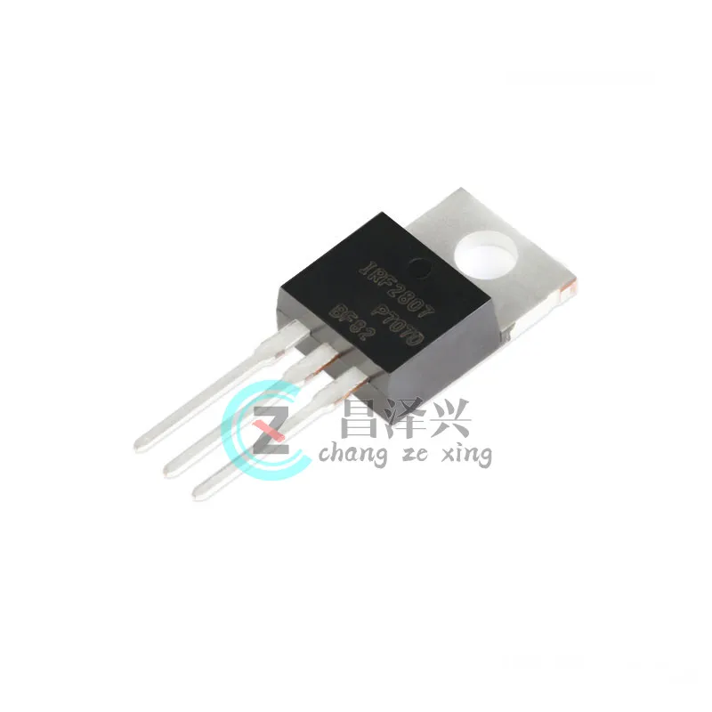 5PCS IRF2807PBF TO-220 N Channel 75V/82A in-line MOSFET field effect IRF2807STRLPBF TO-263
