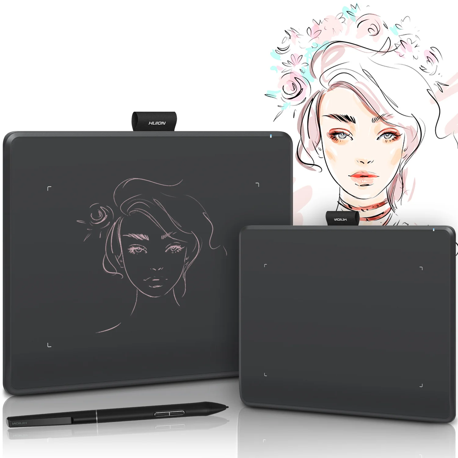 Portable Wireless Tableta Grafica for Designer Battery-free Pen Graphic Digital Art Drawing Tablet Inspiroy Series L310