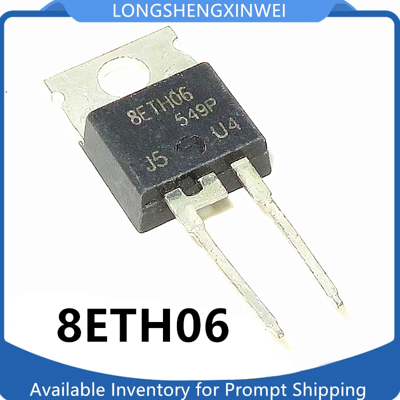 1PCS New Original 8ETH06PBF 8ETH06 TO-220 Ultra Fast Recovery Diode 8A 600V