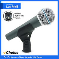 Low Price Version Metal Professional Cardioid Mic BETA58A Wired Dynamic Microphone For Karaoke Live Vocals Stage Performance