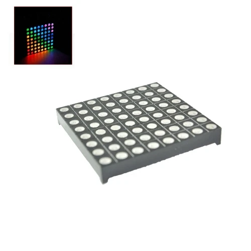 5MM tam renkli RGB Dot Matrix ekran Dot Matrix modülü 8X8