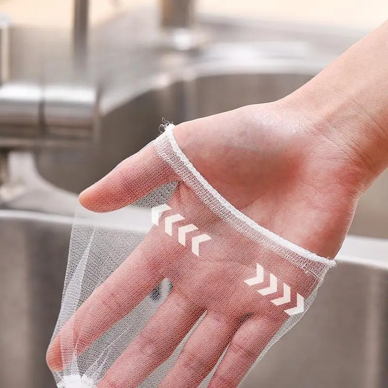 100/200PCS Disposable Sink Filter Mesh Anti-blocking Sewer Garbage Bag Multi-scene Kitchen Pool Drain Waste Residue Strainer Net