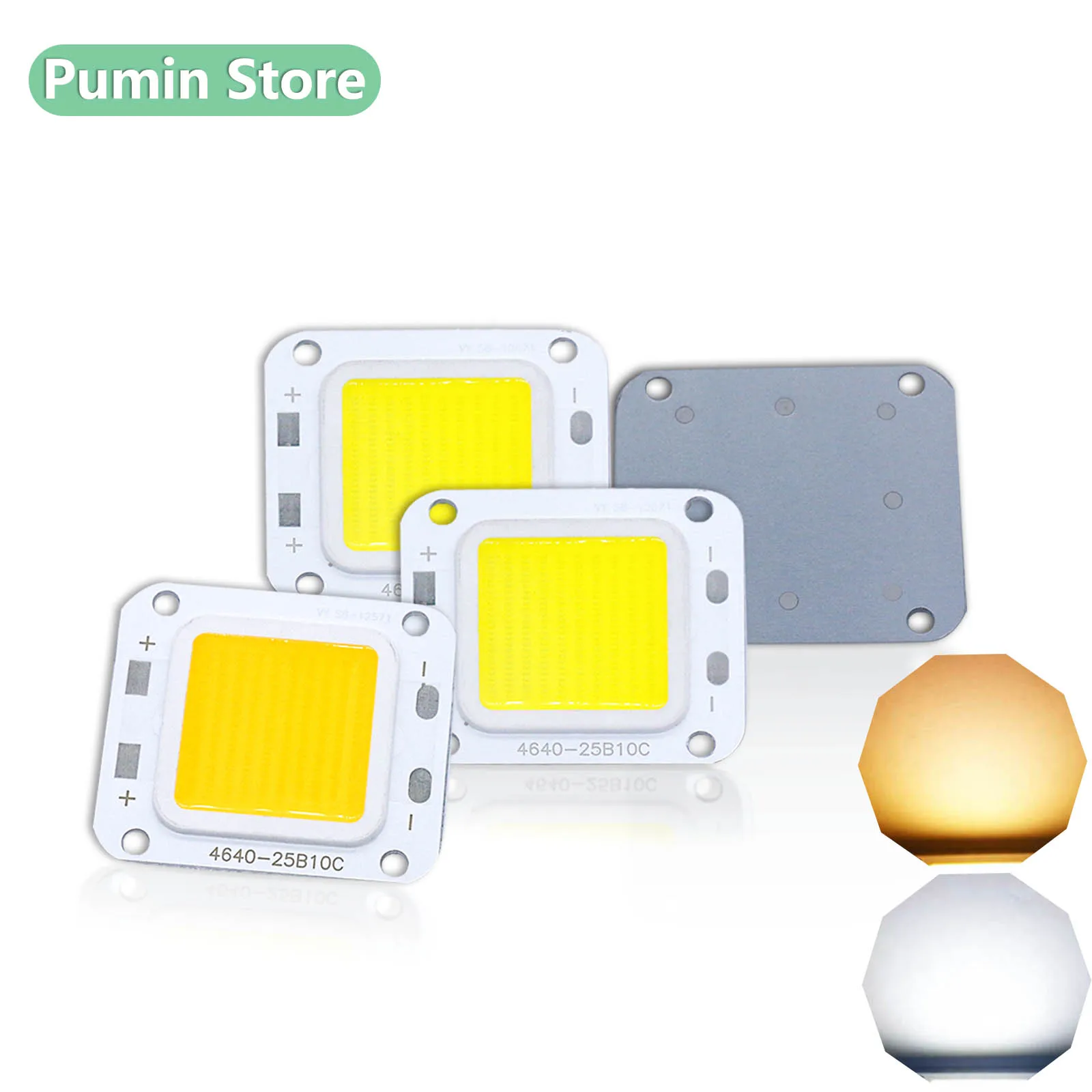 5Pcs LED COB Chip 100W High Power 10000LM Light Bead SMDFor LED Bulb Cold Warm White FloodLight Spot Light Portable LED DIY