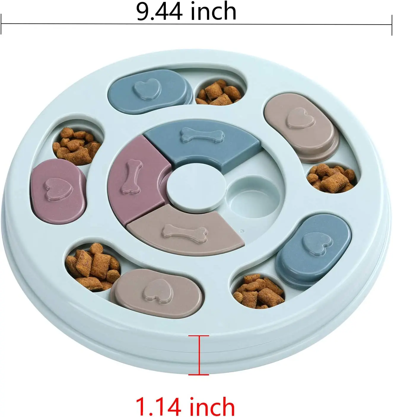 Novo 2023 Cão Alimentador Lento Interativo Aumento Cães Food Puzzle Alimentador Brinquedos para Treinamento QI Enriquecimento Mental Dog Treat Puzzle