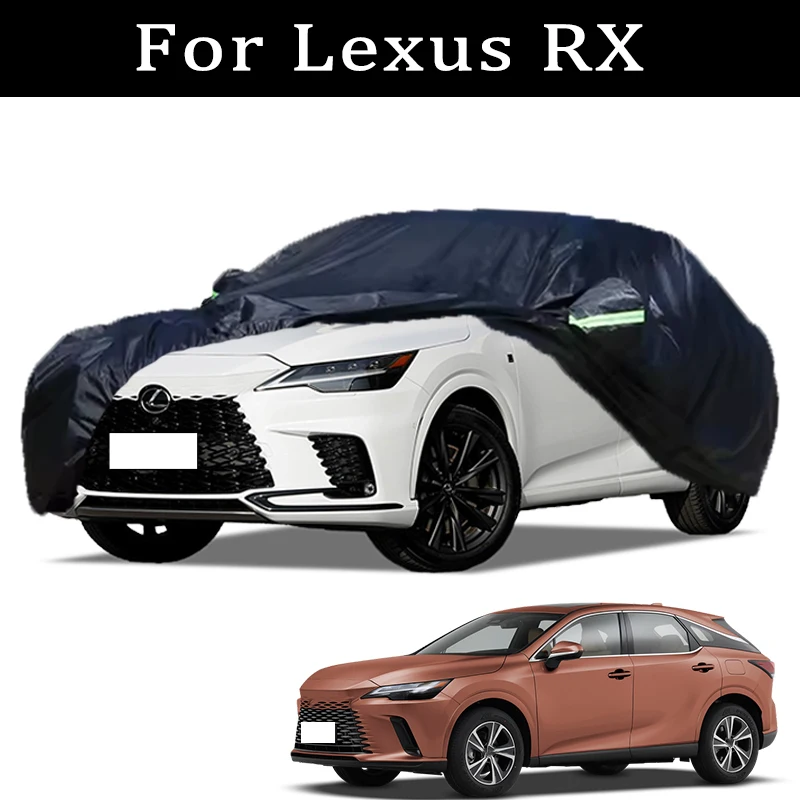 

Чехлы для автомобилей Lexus RX: уличные, водонепроницаемые, пылезащитные, от солнца, дождя и снега, из плотной ткани Оксфорд, полный комплект автоаксессуаров