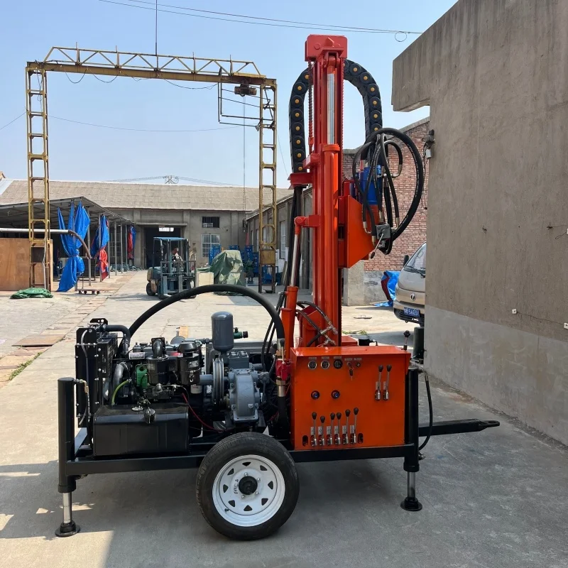 Impianto di perforazione di pozzi d'acqua da 300 metri del produttore cinese per componenti del cuscinetto del cambio dell'ingranaggio del motore centrale di costruzione agricola