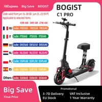 Bogist-C1 Pro Electric Scooter with Seat Foldable E-scooter 40km 13Ah Battery Innovative Adult city commuting electric scooter
