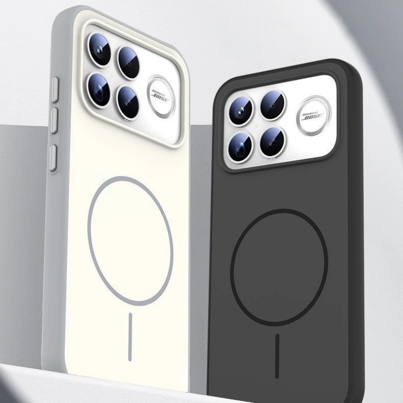 Pour Xiaomi Poco F8 Ultra étui matTPU + PC lumière magnétique luxe Anti chute housse de protection pour téléphone pour Xiaomi Mi Poco F8 Pro coque