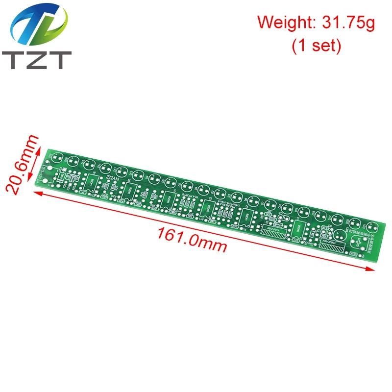 USB audio spectrum lamp kit LED car volume level indicator music audio display circuit board to increase the hands-on ability