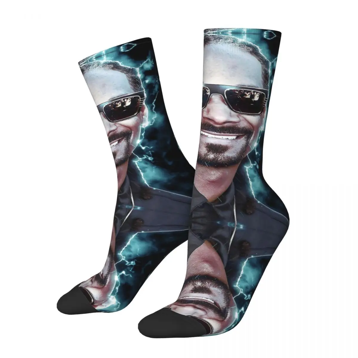 

Snoop Dogg Hip Hop Music Socks Men Women Polyester Casual Socks Crazy Spring Summer Autumn Winter Middle Tube Socks Gifts