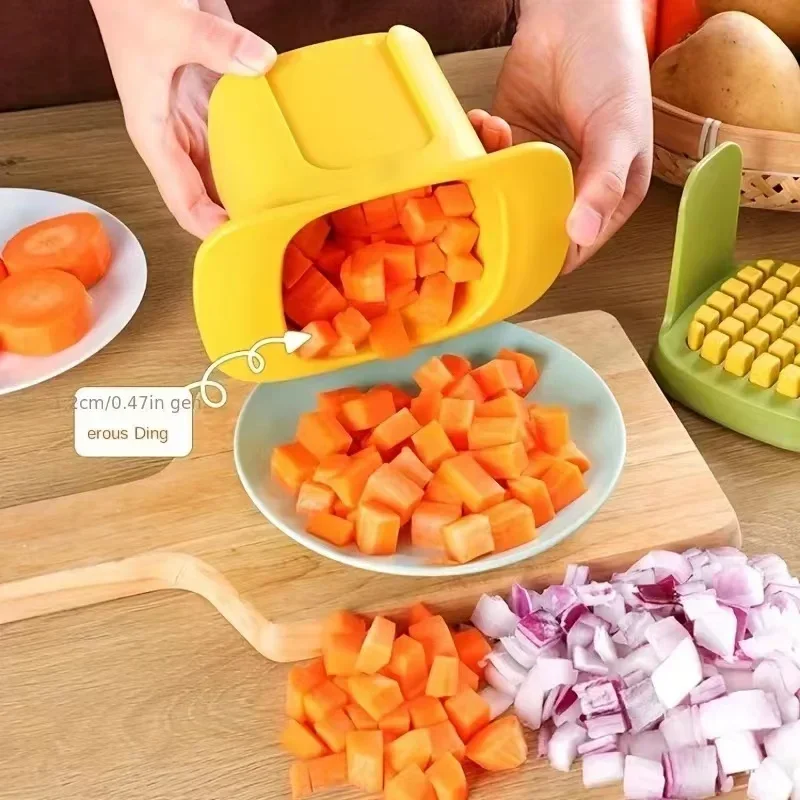 Multifunctional Kitchen Vegetable Chopper Onion Dicing Artifact French Fries Slicer Gadget Cucumber Potato Slicer Kitchen Tools