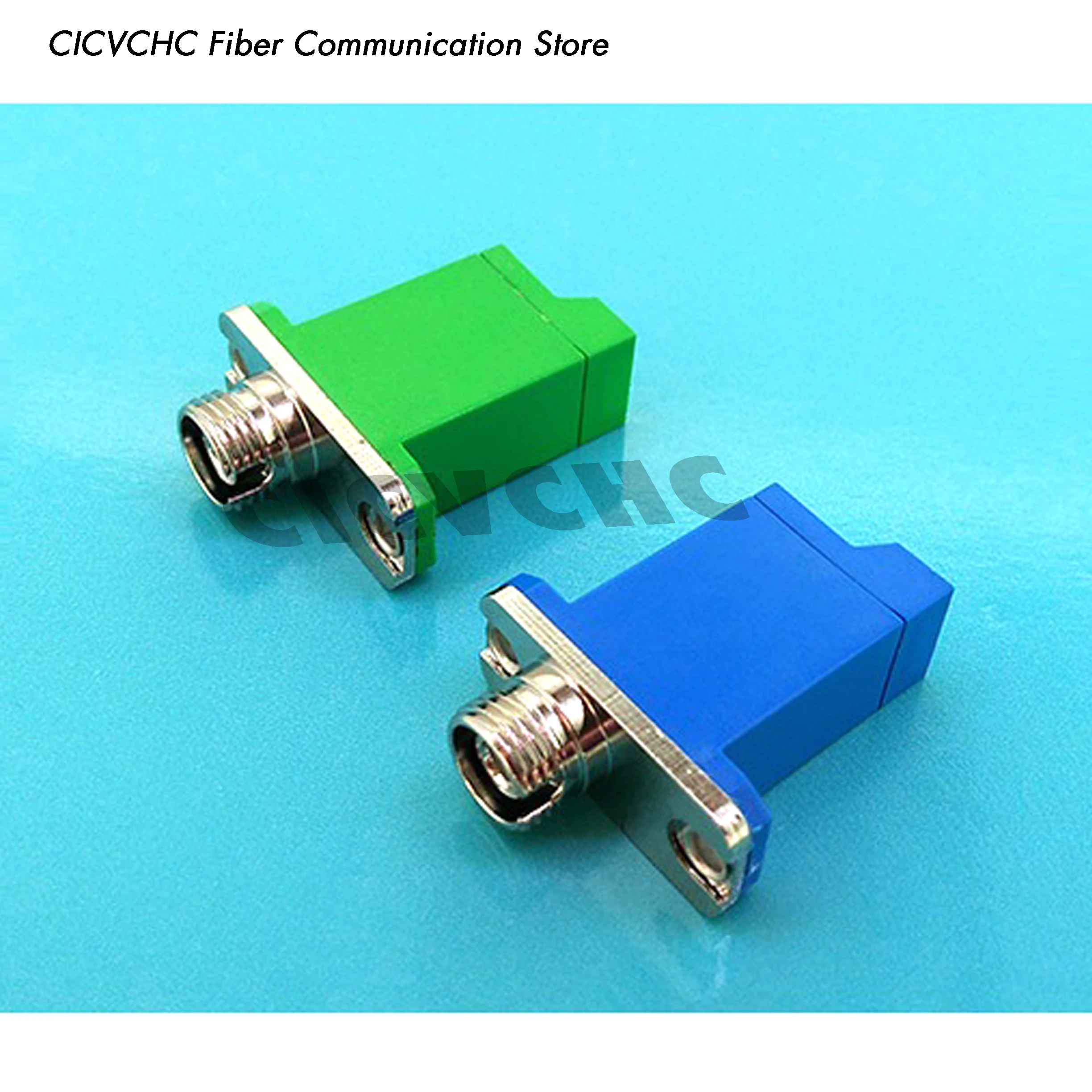 2pcs LSH/E2000 Hybrid Adapter to FC, ST, LC-Simplex-with Flange- Optical Fiber