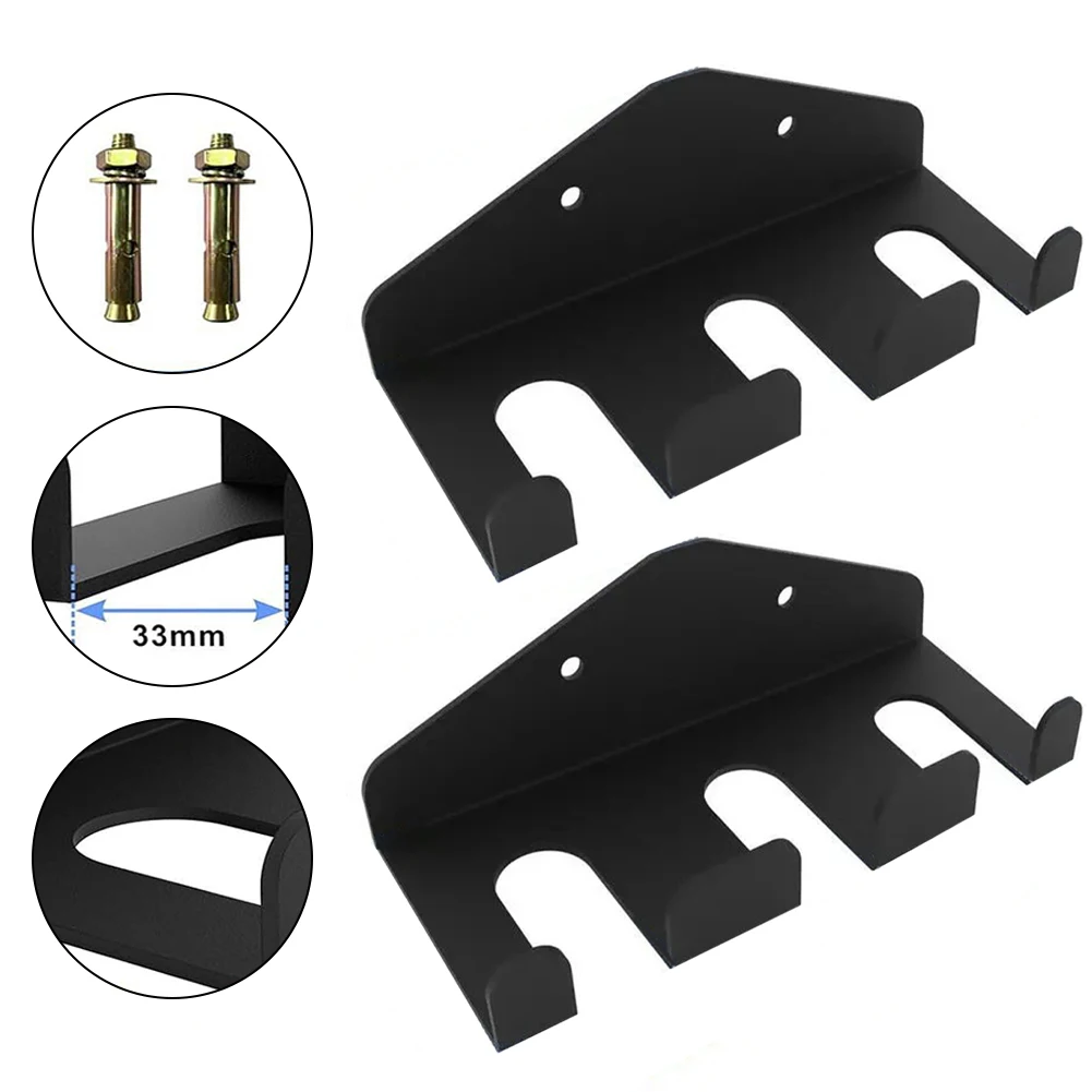 WallMounted Barbell Holder with SpaceSaving Design for Home Gym Metal Construction to Keep Workout Equipment Neatly Stored