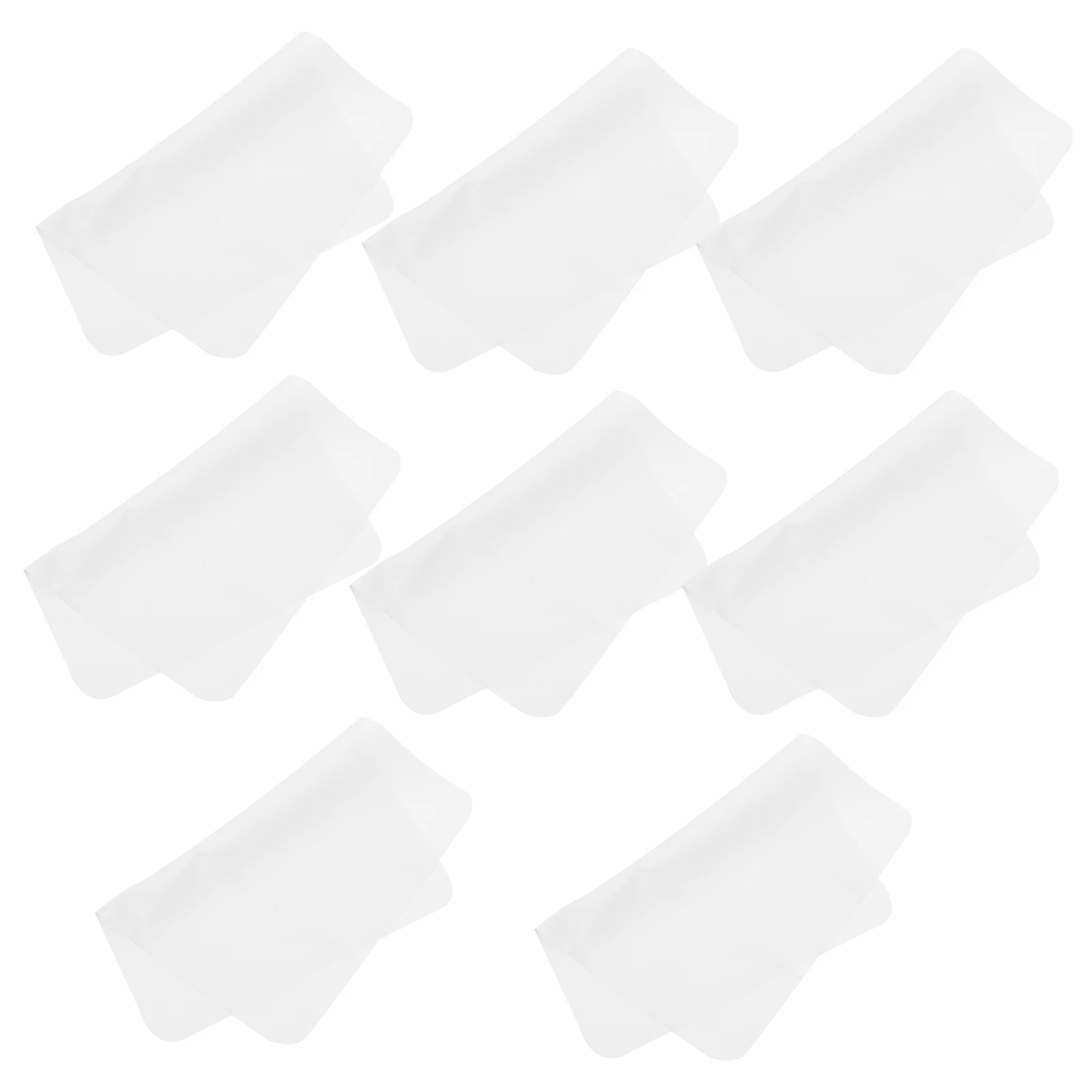 

White Cleaning Cloth for Eyeglass Camera Lens Non scratch Electronic Screens Fine Reusable Fast Drying Portable Multipurpose