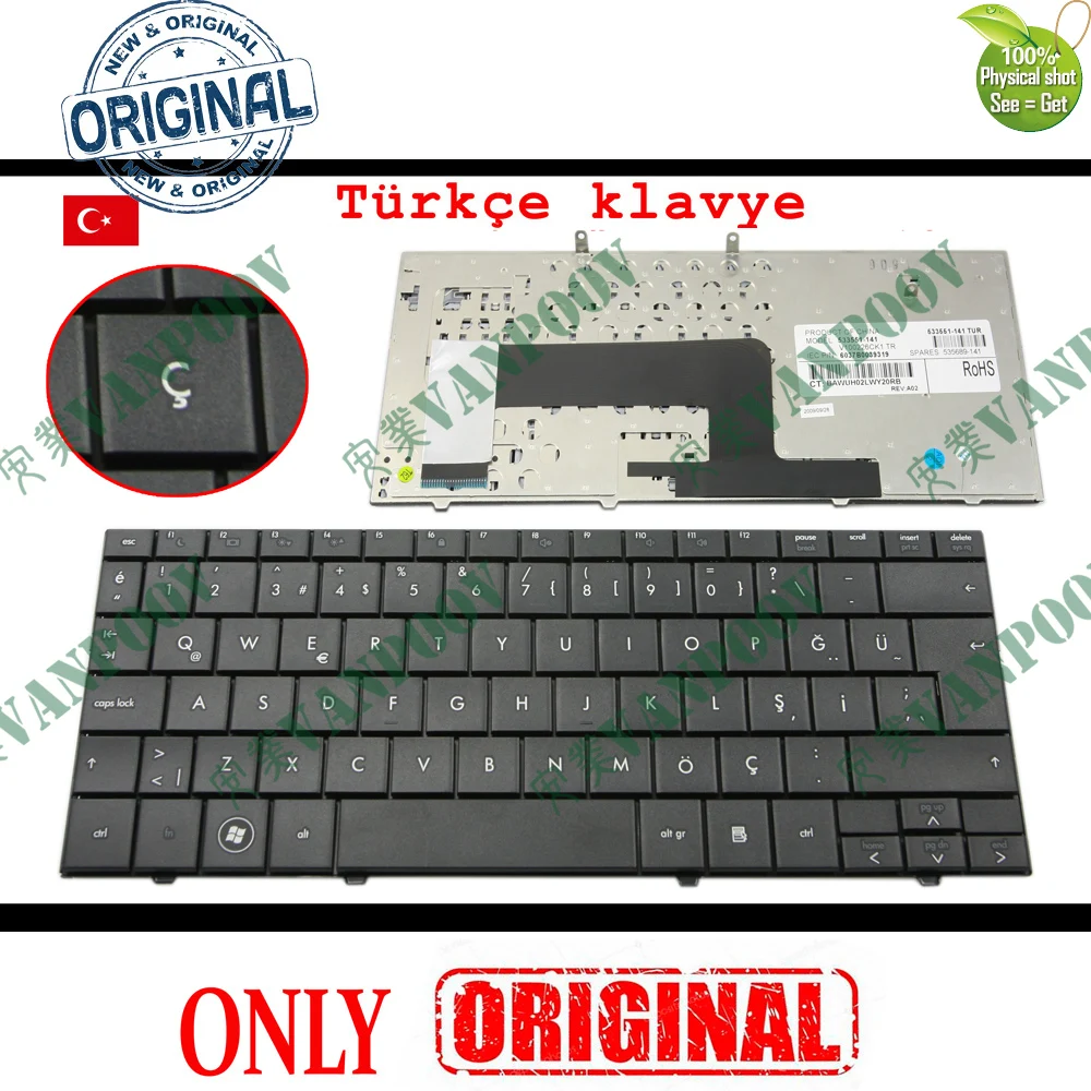 SP/TR لوحة مفاتيح الكمبيوتر المحمول للكمبيوتر المحمول HP كومباك Mini 110 Mini 110 110-1000 Mini 102 Presario CQ10-100 V100226CK1 الإسبانية SP / تركيا