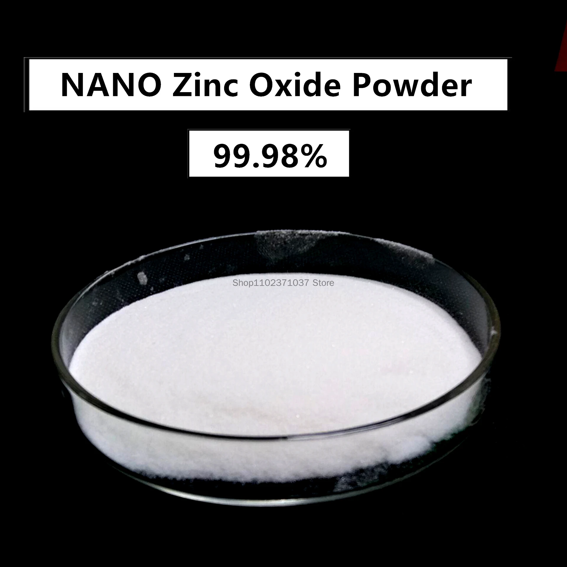 NANO Zinc Oxide Powder ZnO, 99.98% ,10~20nm