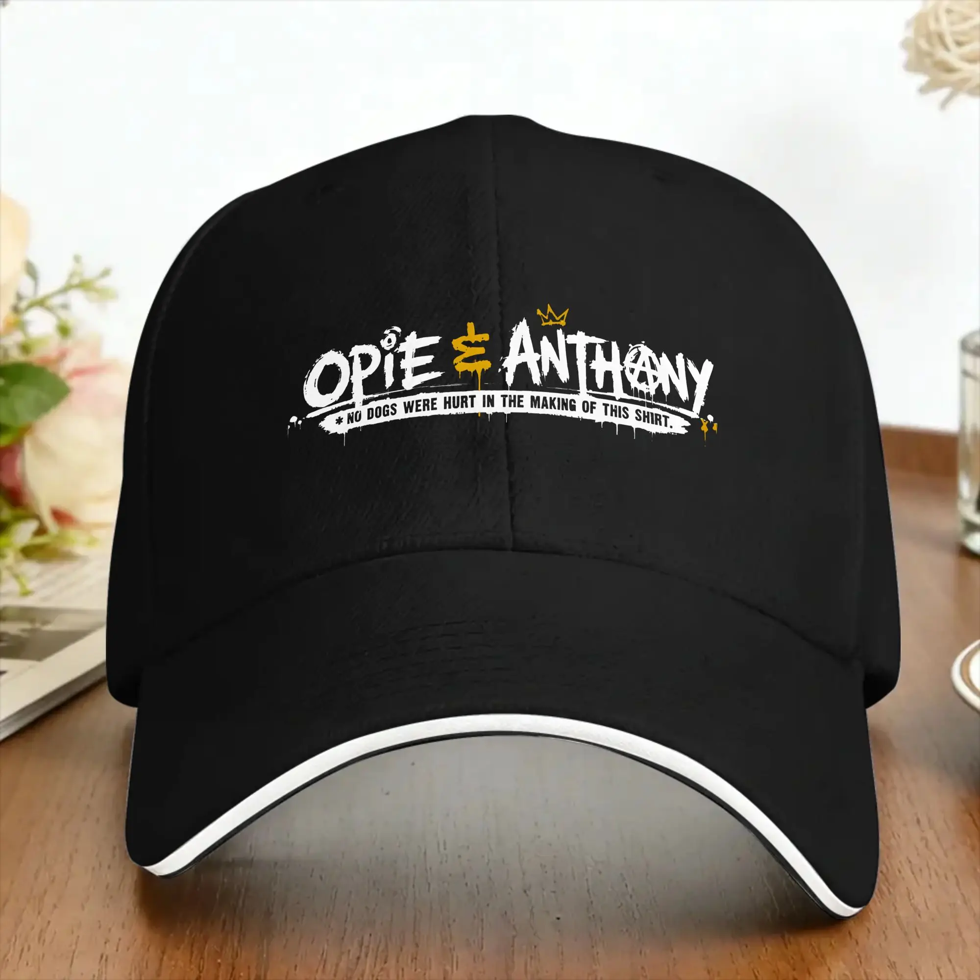 Opie And Anthony American Talk Show Radio Program Baseball Cap  Outdoor Sport Wholesale Hip Hop Hats y2k Cool Snapback Cap