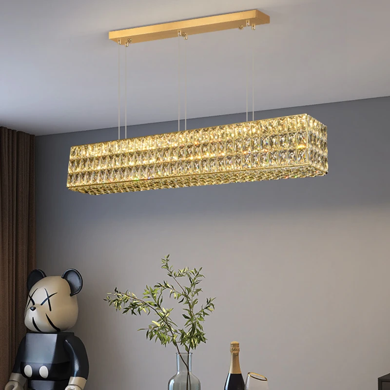 home decorationPendant lights, luxury crystal living room chandelier, bedroom Pendant lamp, ceiling light, indoor lighting