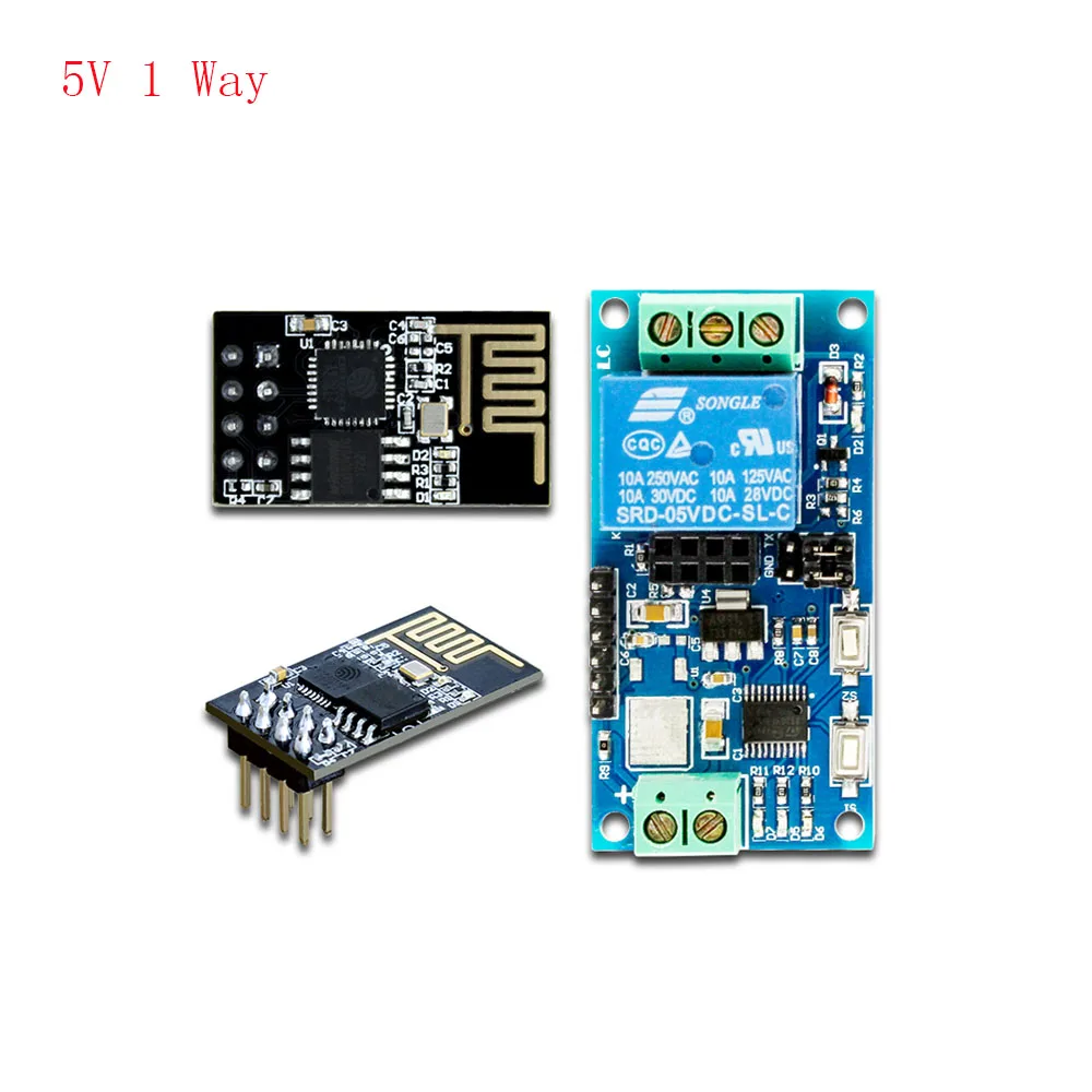 5V 12V 1/2/4 Way ESP8266 ESP-01 WiFi Relay Module Things Smart Home Remote Control Switch ESP01 WIFI Wireless Module Phone APP