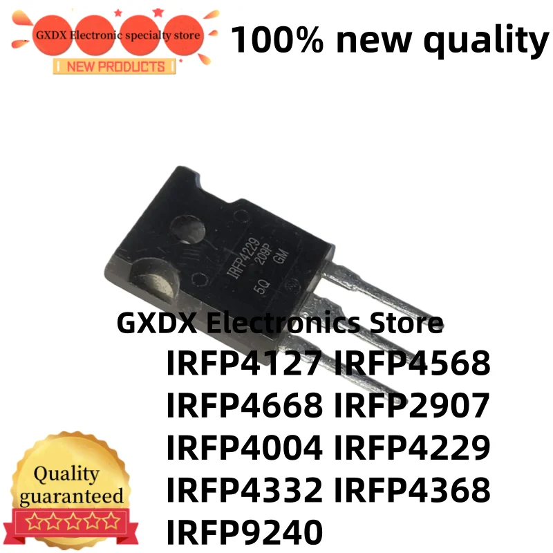 5-10 peças IRFP4127 IRFP4568 IRFP4668 IRFP2907 IRFP4004 IRFP4229 IRFP4332 IRFP4368 IRFP9240 TO247 Chips