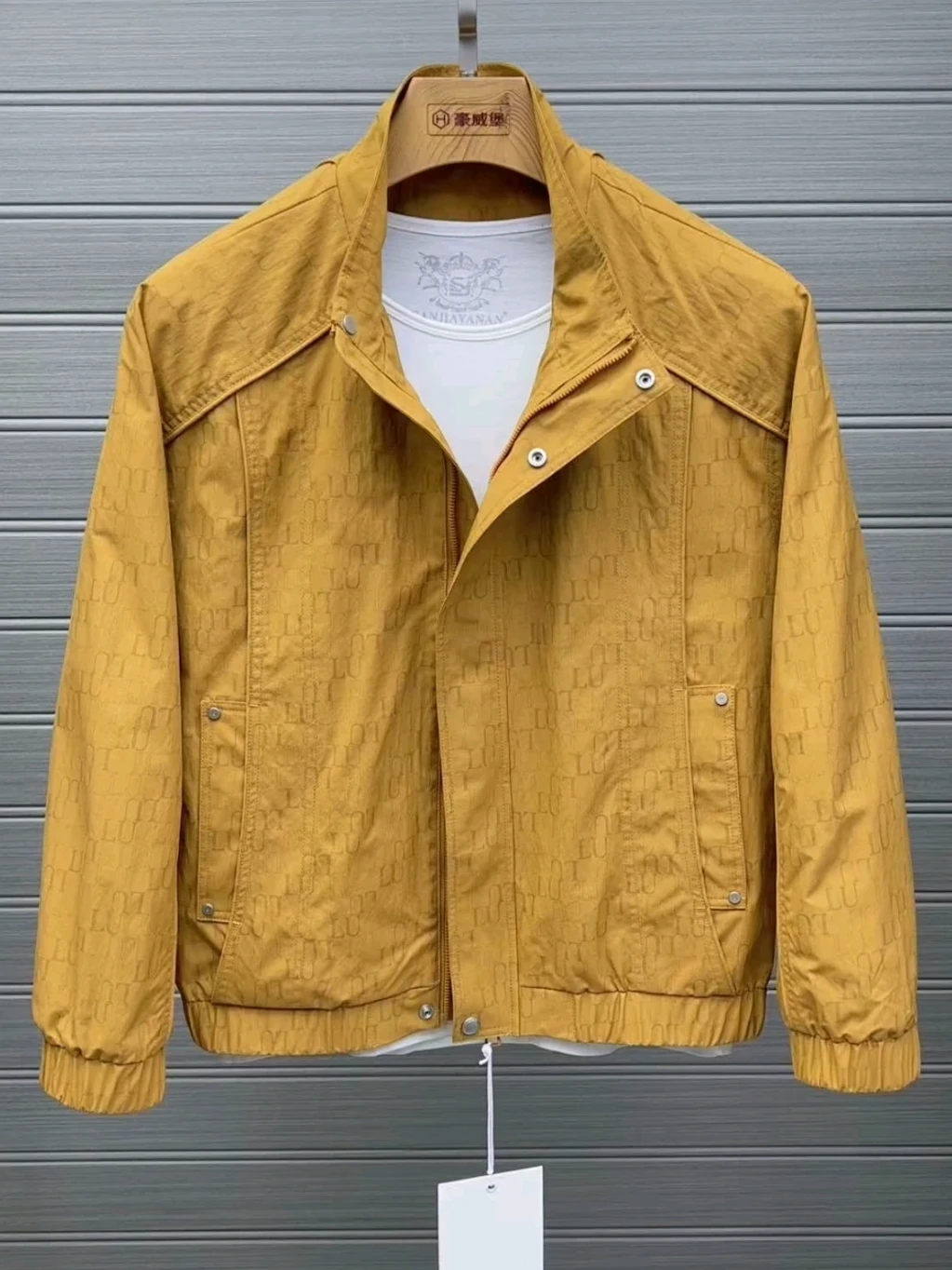 

High Quality Fashionable Men's Stand Collar Jacket Spring Autumn Lightweight Luxury Cool Versatile Standard Fit Youth Popular