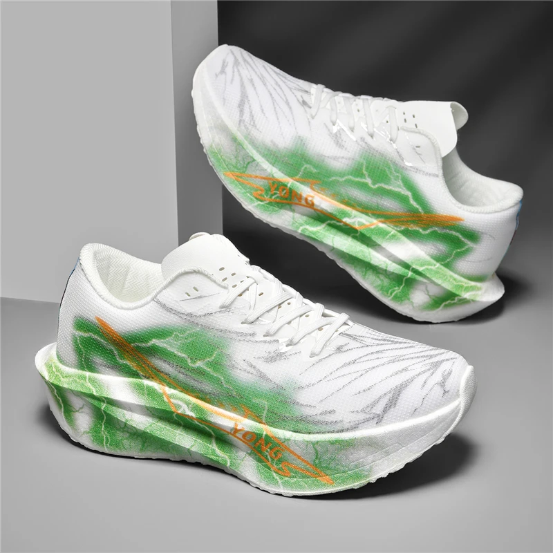 

Кроссовки унисекс, новинка 2025, дышащая сетка, легкая амортизирующая толстая подошва, модные тренировочные кроссовки для мужчин и женщин