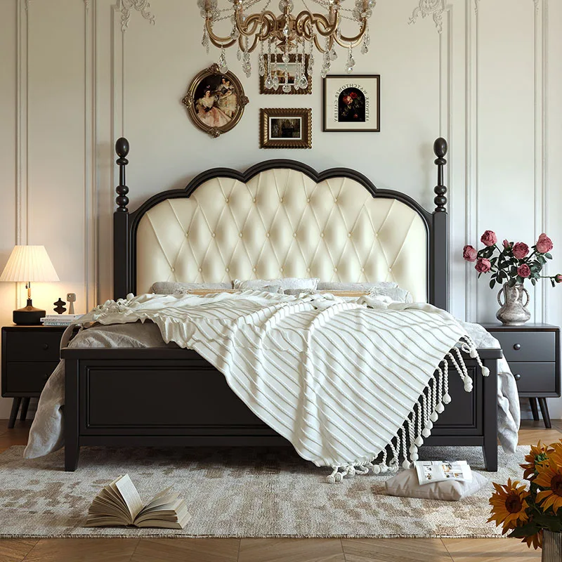 Baby Luxury Bed Modern Children Mobile Princess Sleeping Design Wooden Bed Bedroom Letto Matrimoniale Lounge Suite Furniture