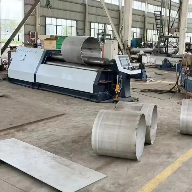 Metal Plate Rolling Machine Fully Automatic Steel Sheet Roll Forming Making Machine Plate Rolling Machine High Quality