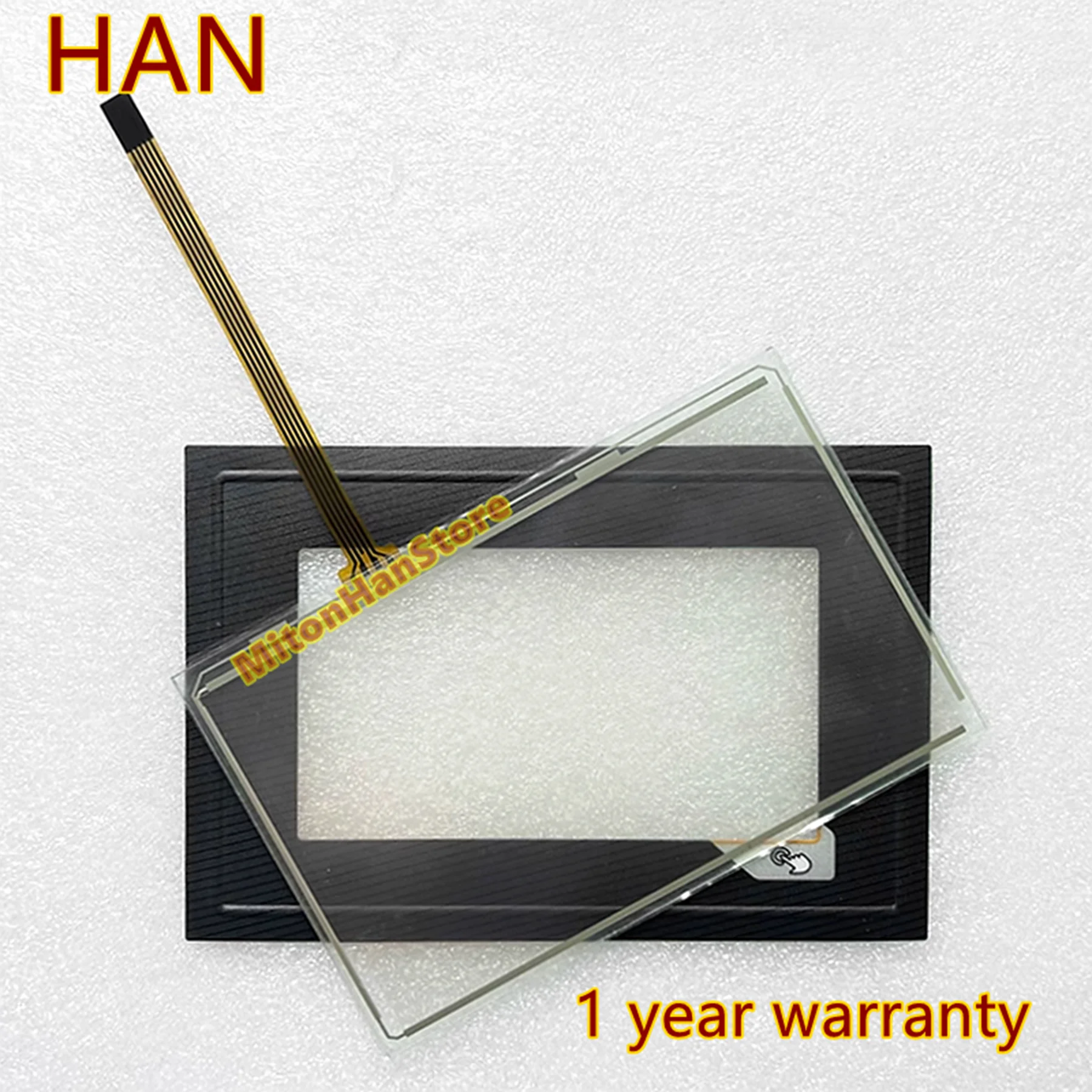 

New For AMT10755 91-10755-00A Touch Panel Screen Glass Digitizer AMT10755 91-10755-00A Protective Film Overlay