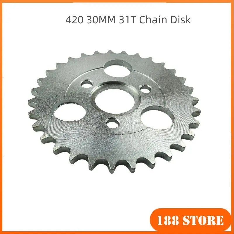 

Для мотоцикла Z50, задняя звездочка 31 зубьев для цепи 420 для внедорожного велосипеда, велосипеда RM 50CC
