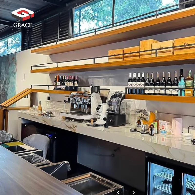 GRACE Manufacturer Factory - Coffee Bar Counter & Commercial Kitchen Equipment Full Solution for Restaurant Hotel Project