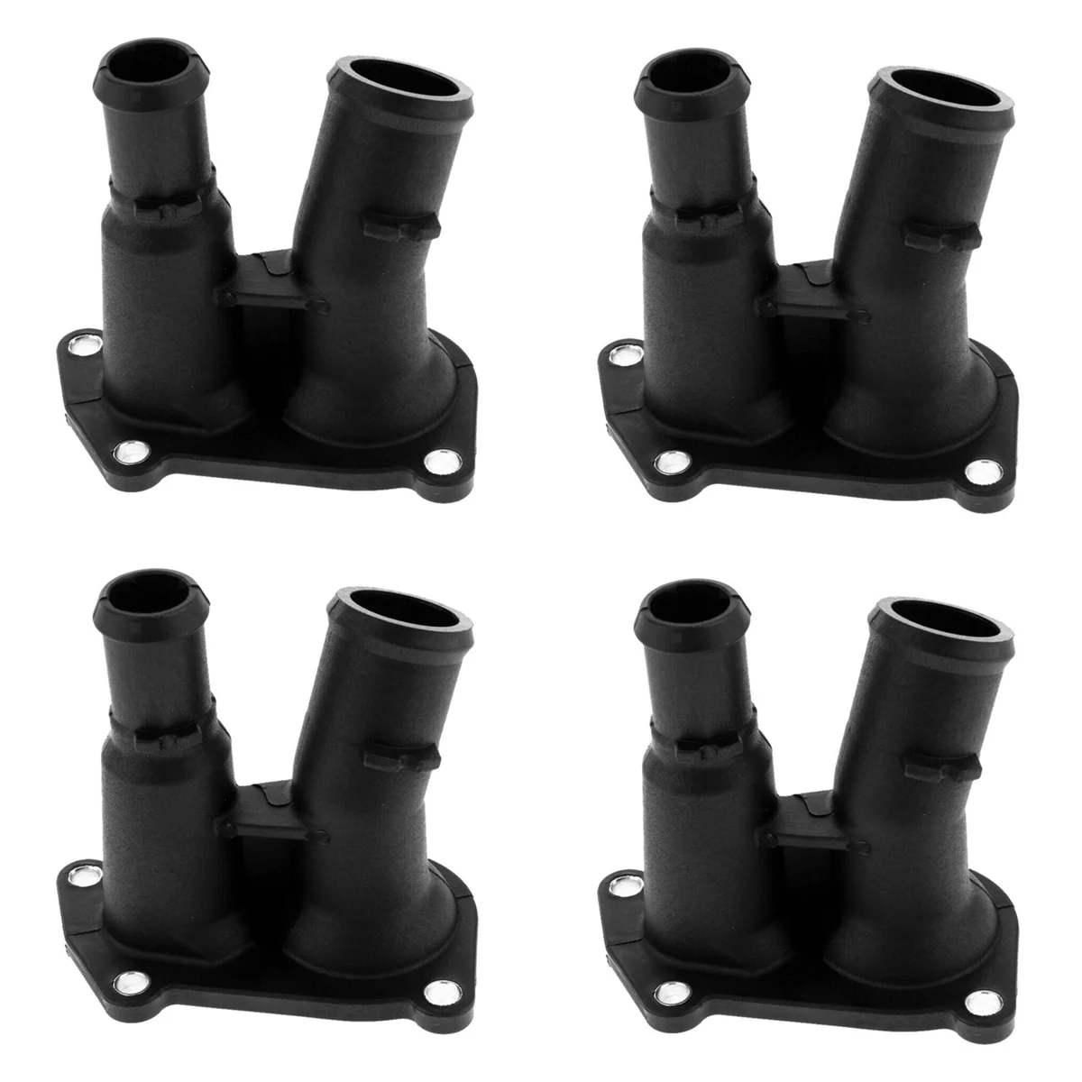 4X Engine Coolant Thermostat Housing Cover 98MM9K478DA for Ford Fiesta Box Car Outlet Pipe 98MM-9K478-DB