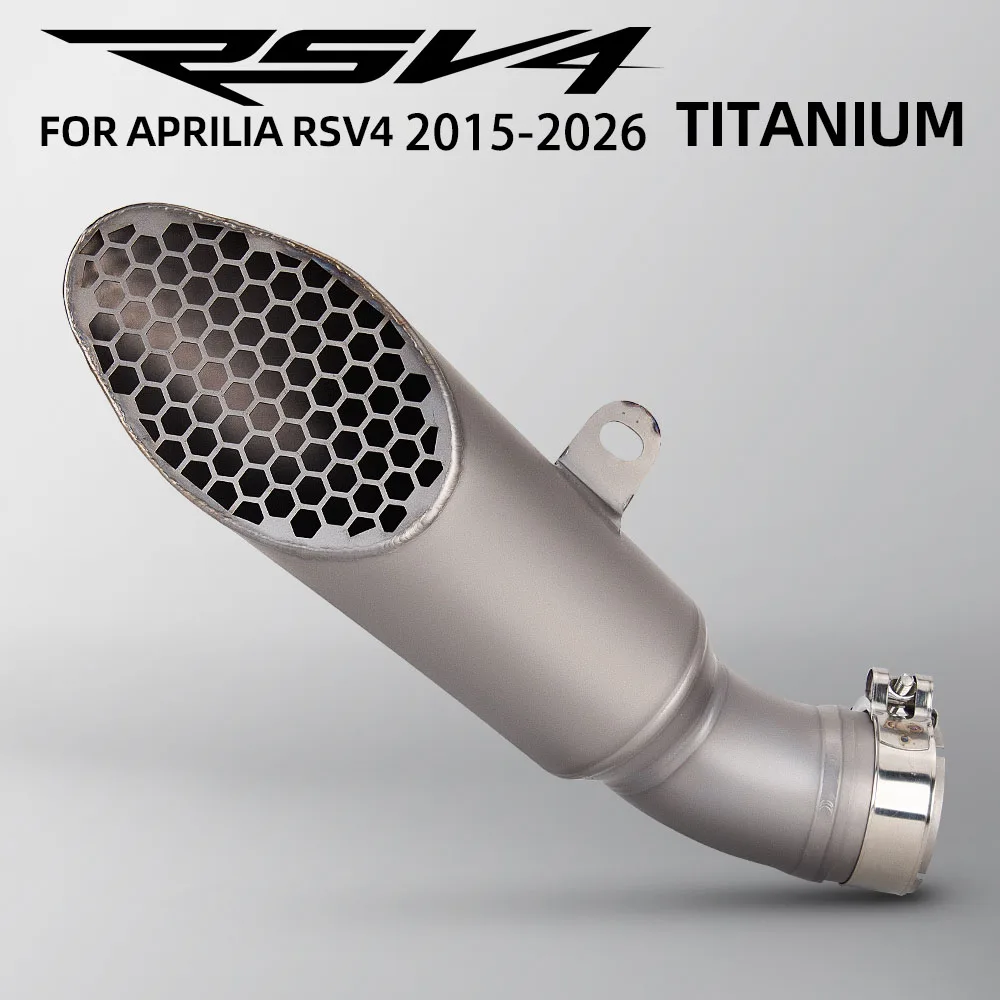 

Выхлопная система RSV4 Slip-on: глушитель для Aprilia RSV4, RSV 1100 Factory, Tuono V4, Tuono 1100 Factory 2015-2026. Мото-комплект.