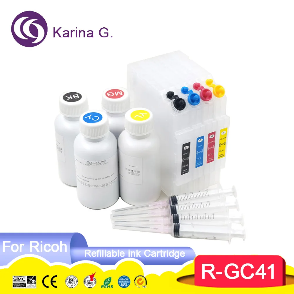 

GC41 Многоразовый картридж + сублимация Ricoh. Для принтера Ricoh SG2100 SG2010L SG3120 SG3100 SG3110DN SG3110DNW SG7100