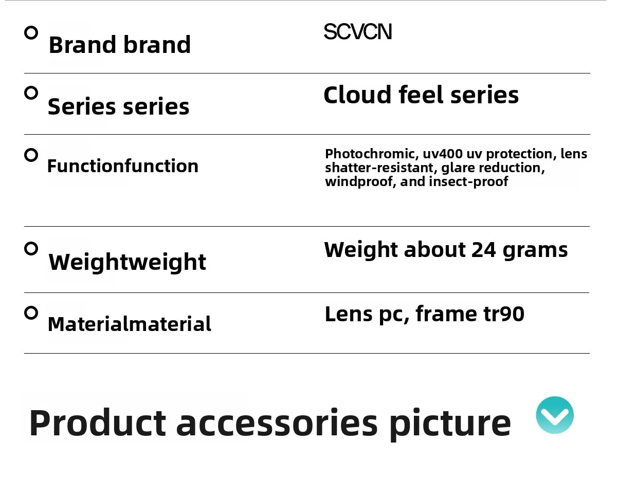 SCVCN Laufbrille, leicht, lichtempfindlich, farbwechselnd, für Tag und Nacht, Dual-Use, für Laufen, Marathon, Wandern, winddichte Schutzbrille – Detail 16