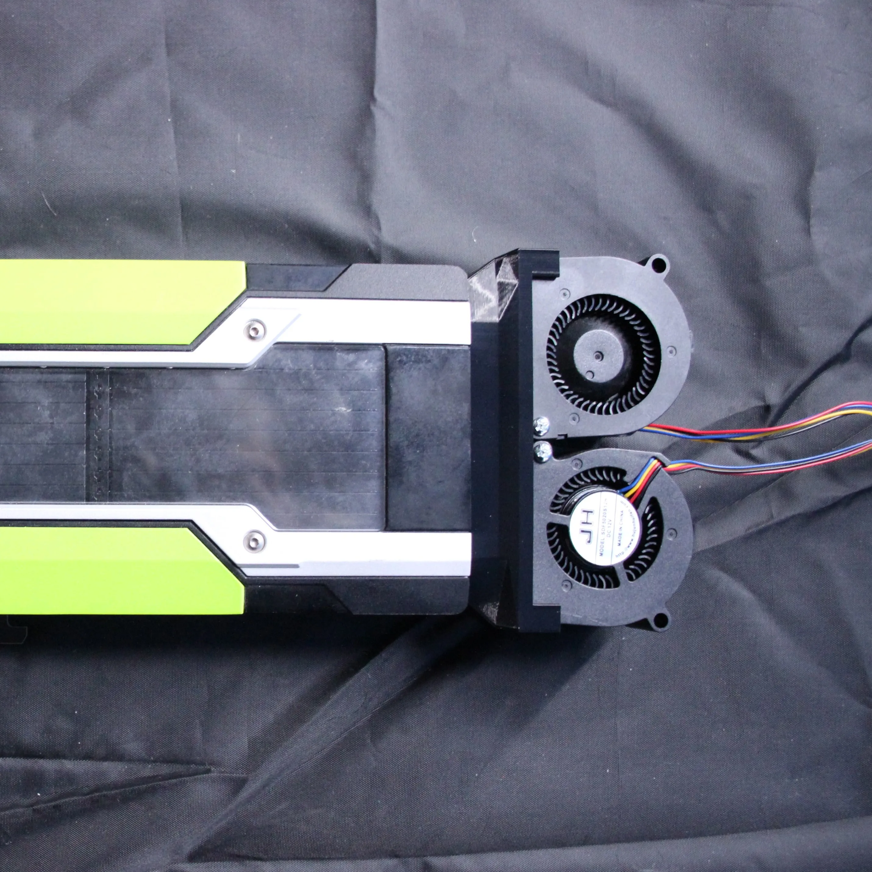 For NVIDIA For Tesla P40/M40/P100/V100 Graphics Card Universal Ultra-Thin Dual Turbo Fan Cooler
