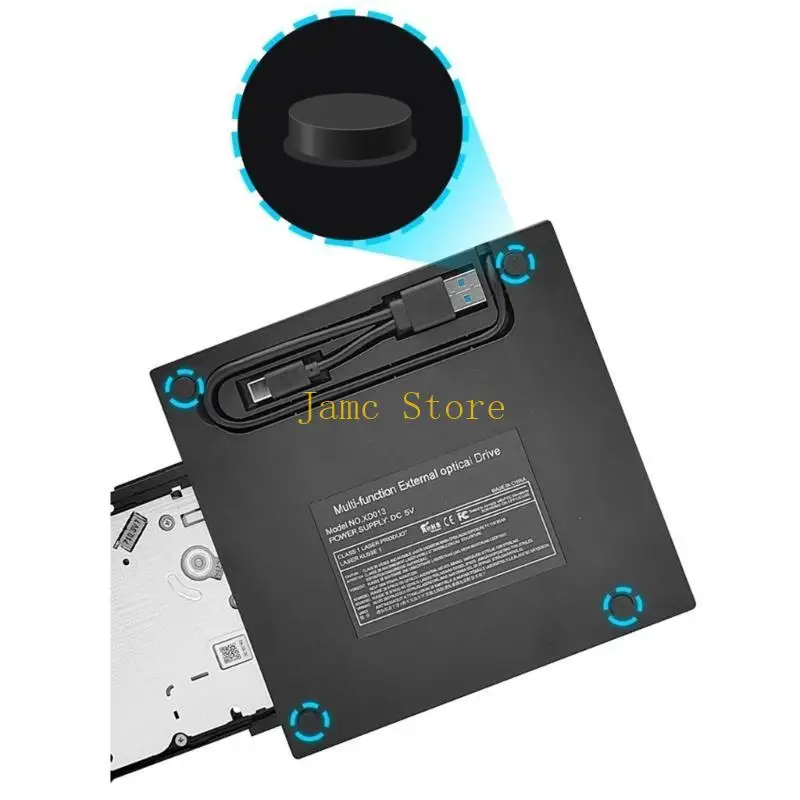 LX0B External DVD VCD Drive Recorder USB Portable Writer Player