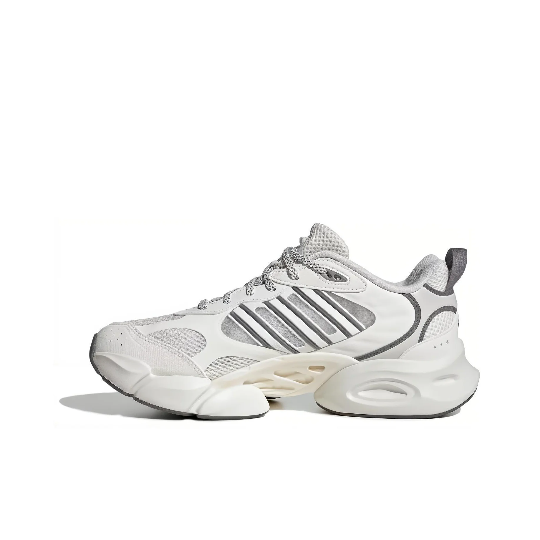 Adidas CLIMACOOL VENTO 3.0 Leather Breathable Low top Casual City Commuting Running Shoes Unisex White Gray IH2288