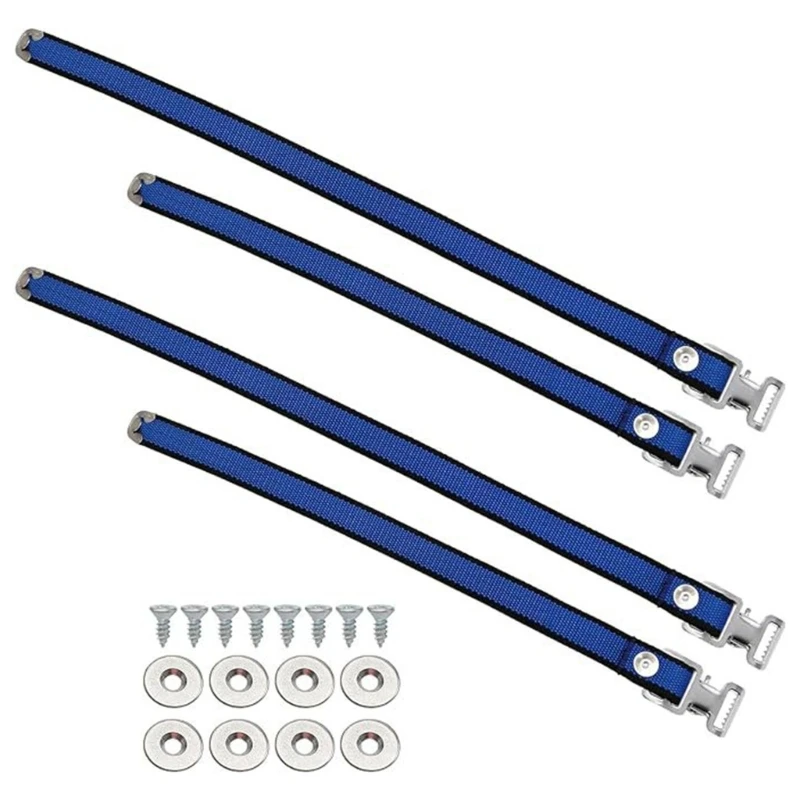 Set cinghie ricambio per trampoli professionali per cartongesso con fascette regolabili in nylon hardware per pittori da