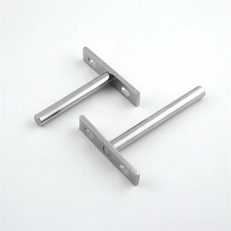 Cupboard furniture connectors -- Laminate support -- T-shaped invisible wood support -- Wall fixed laminate support