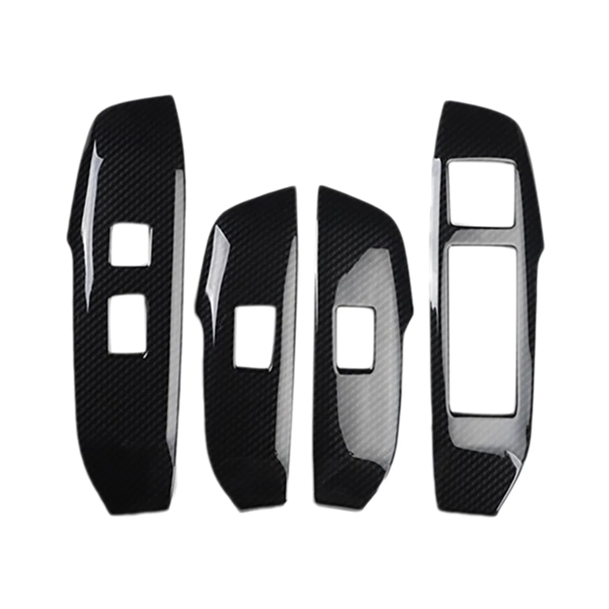 4PCS Car Window Switch Panel Adjust Cover Trim Stickers Window Button Decoration for LEXUS NX 300H 200T LHD B