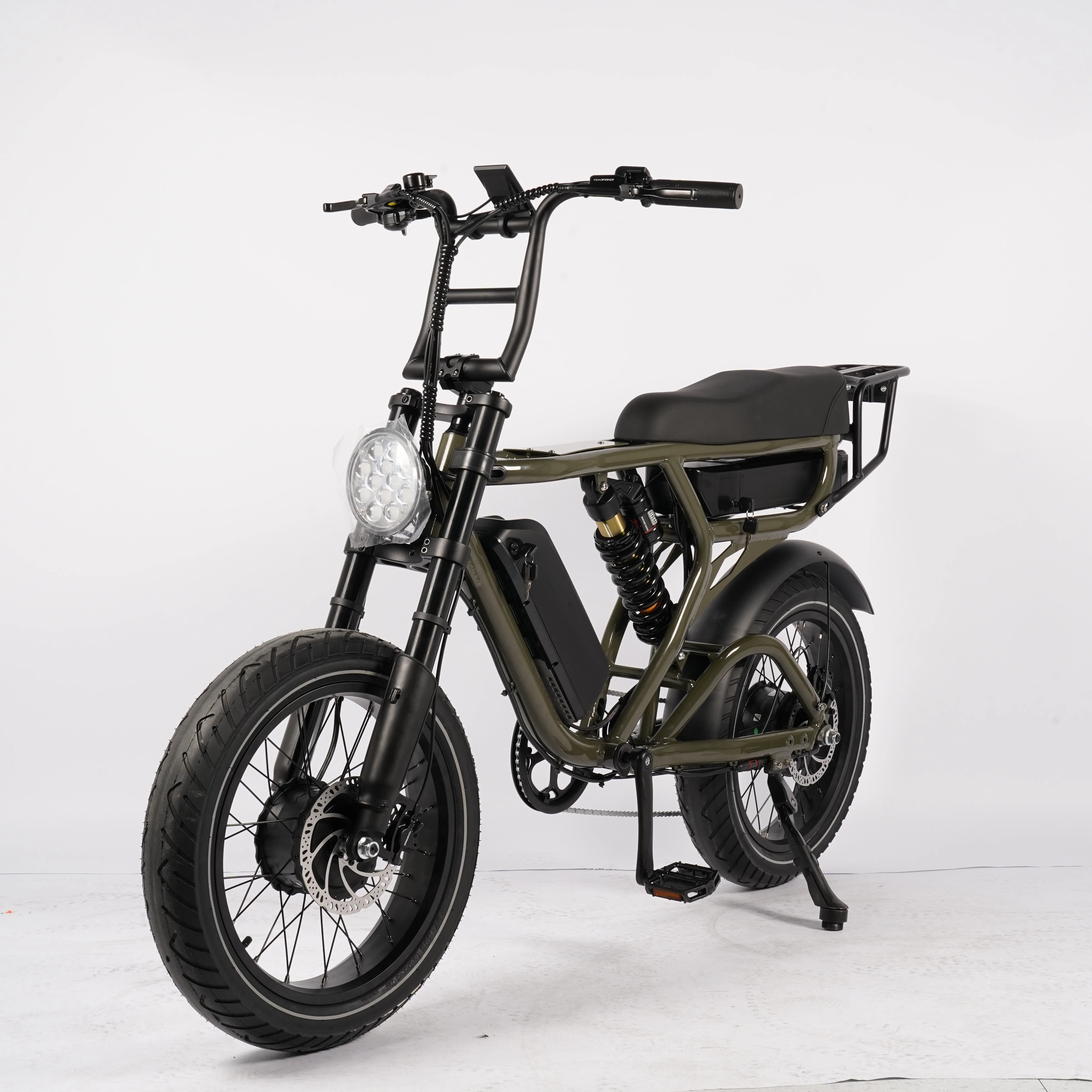 

Bike Fatbike Electric Mountain Bike 48V 750W Aluminum Frame Fat Tire Lithium Battery For Adults