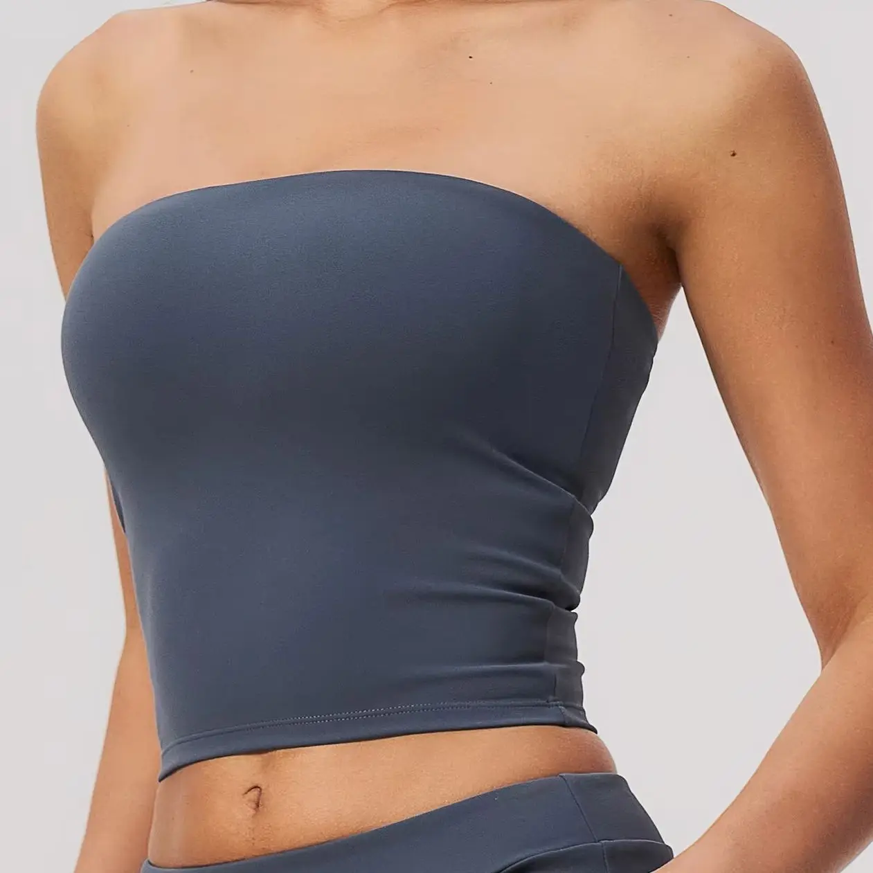 Summer Strapless Yoga Vest for Women Sexy Beautiful Back Sports Bra for Women's Underwear Gym Shockproof Quick Dry Fitness Tops