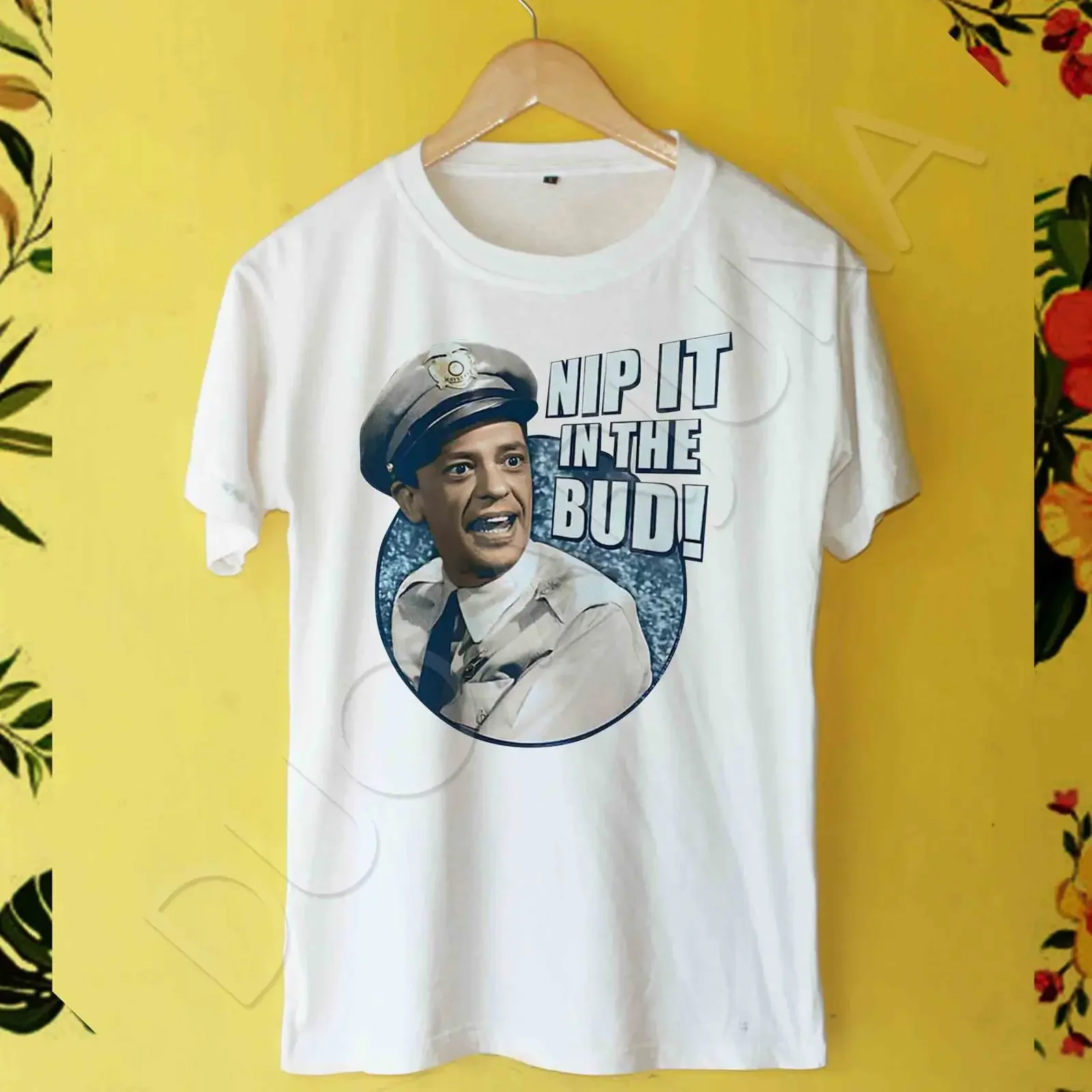 The Andy Griffith Show Nip It In Bud Carolina vintage T shirt S 2XL vintage Washed Soft Comfortable Top For Everyday Wear homme