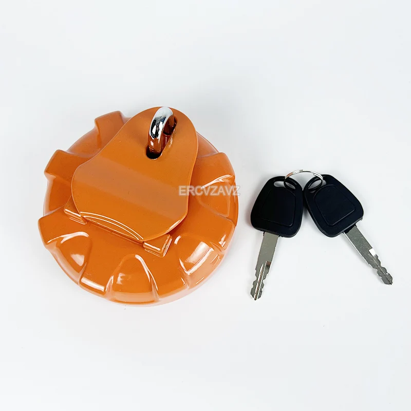 K1004166 New Fuel Tank Cap with 2 Keys for Daewoo Doosan DH300 DH150-7 Excavator Parts