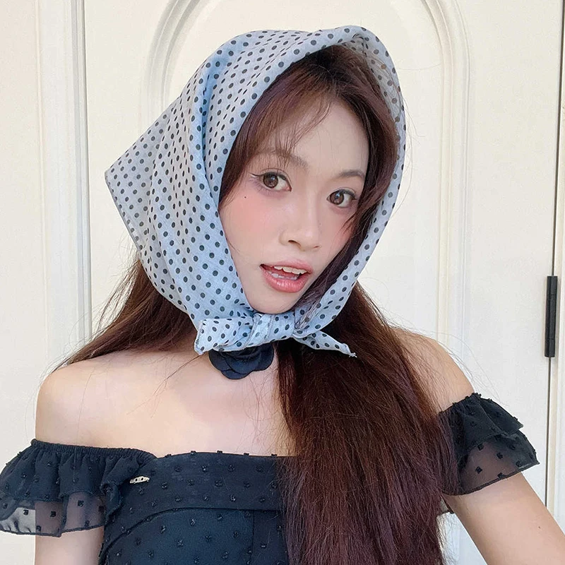 

Summer Fashion Print Hairbands Scarf Women Elagant Floral Bandana Neck Kerchief Head Bands Female Scarfs Hair Accessories