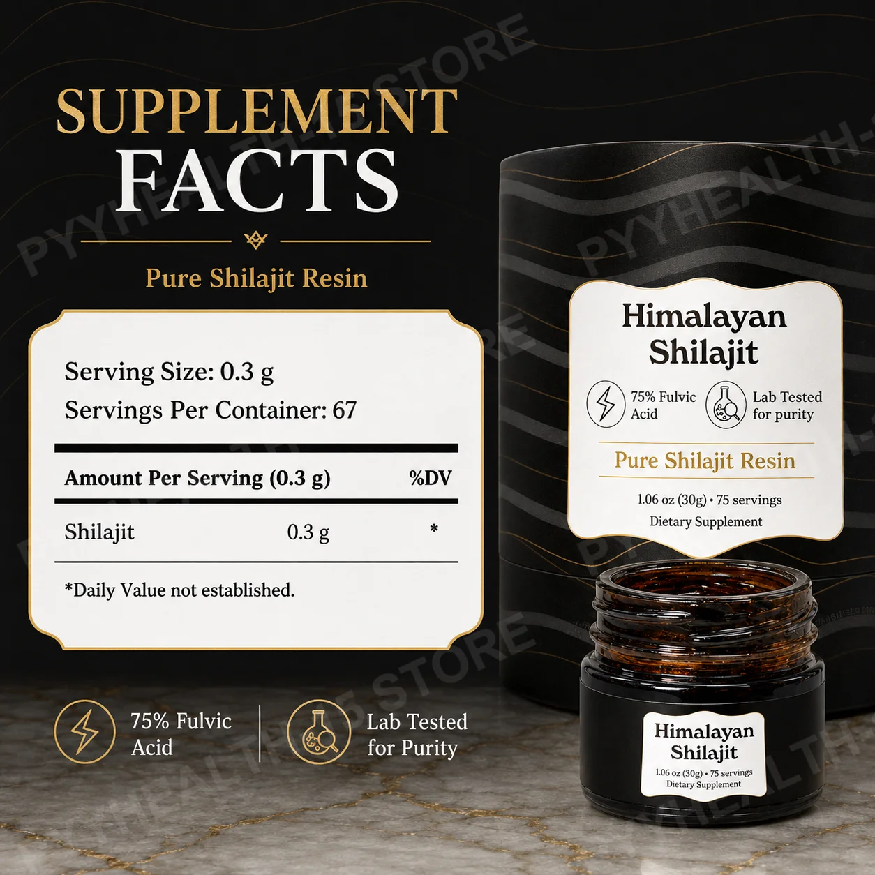 Himalayan Shilajit Resin High  - Shilajit Resin Pure ulasan dan harga